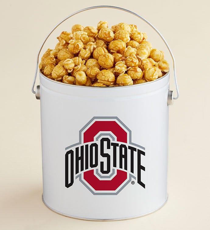 1 Gallon Ohio State University - Caramel Popcorn Tin